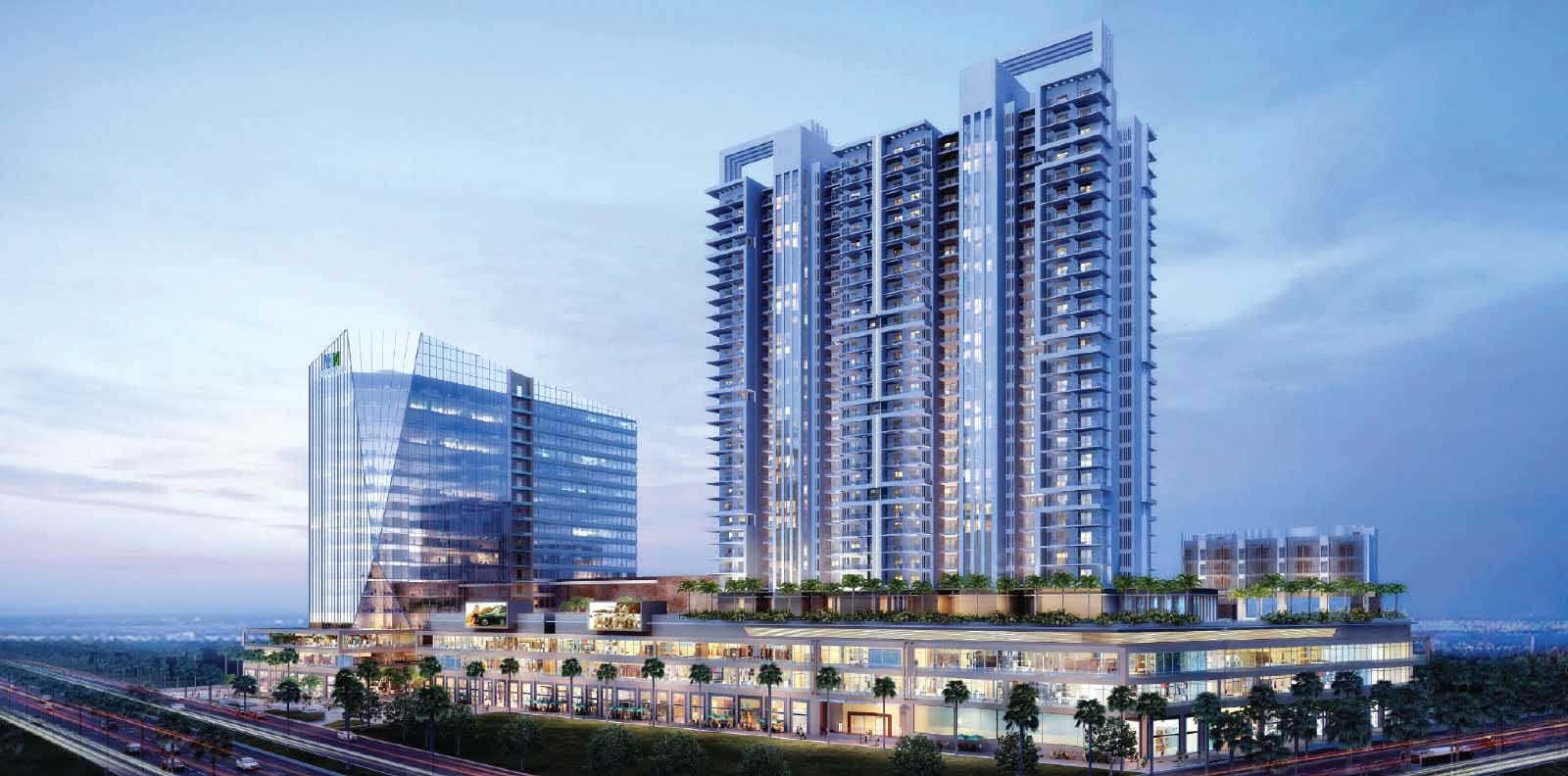 M3M Skywalk location map Sector 74 Gurgaon